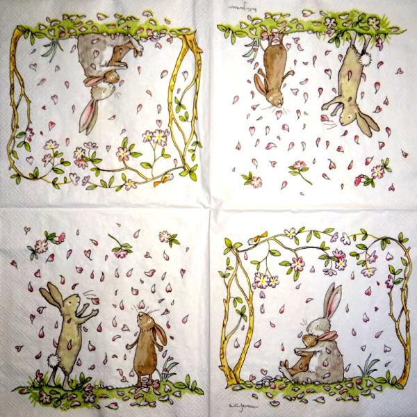 999.088 Rabbits:  unnatürlich - 3-ply - ppd - C.Pabst